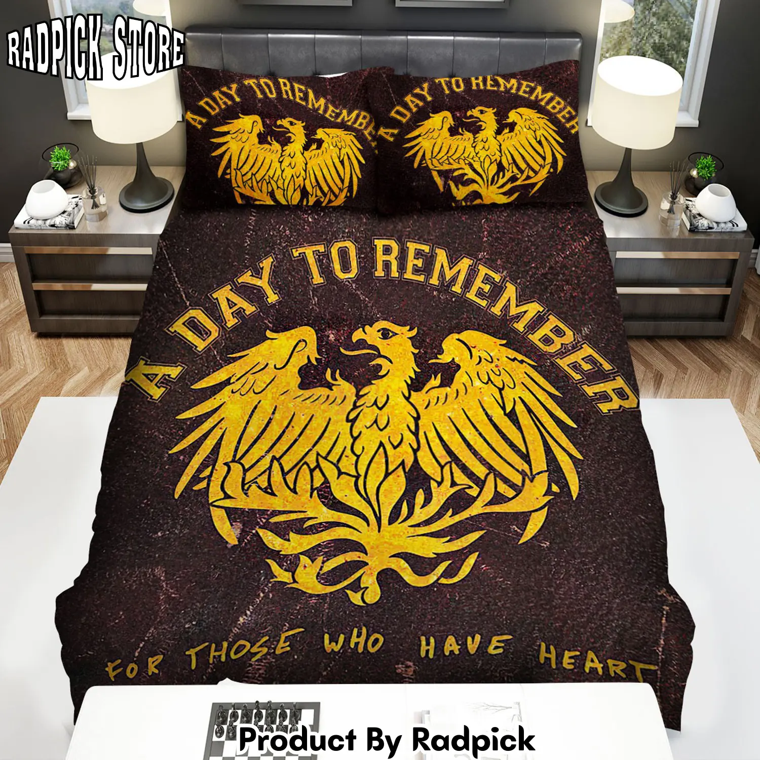 Radpick a day to remember eagle symbol bed sheets spread comforter duvet cover bedding sets rp3278923
